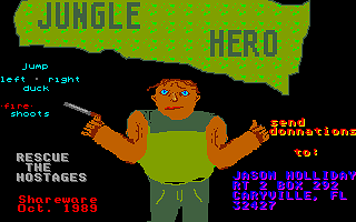 Jungle Hero atari screenshot